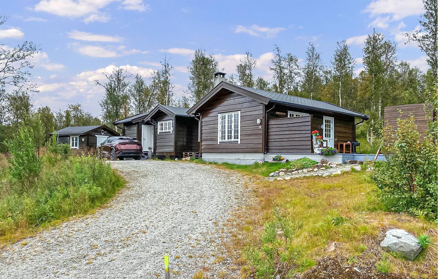 Ferienhaus für 7 Personen mit Terrasse in Hol