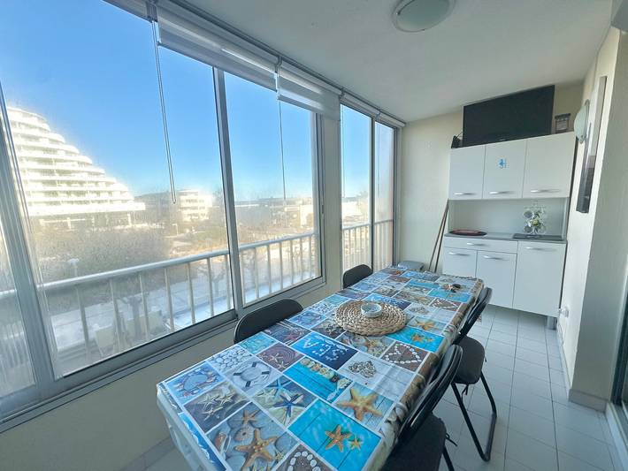 Gîte pour 4 personnes, avec balcon dans Casino de Valras Plage - 2