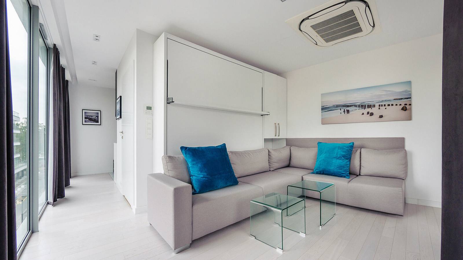 Cały apartament wypoczynkowy, Apartament wakacyjny dla 2 osób z balkon in Mielno, Powiat koszaliński