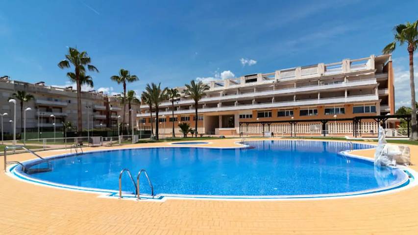 Apartamento para 7 personas, con Terraza y Jardín en Almenara