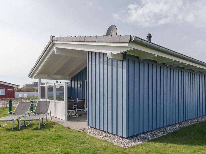 Ferienhaus für 4 Personen, mit Terrasse und Sauna sowie Garten
