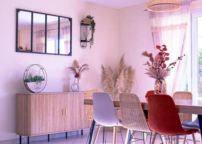 Maison de vacances pour 8 personnes, avec jardin