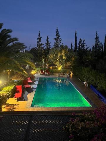 Location de vacances pour 9 personnes, avec piscine ainsi que terrasse et vue dans Sidi Kaouki