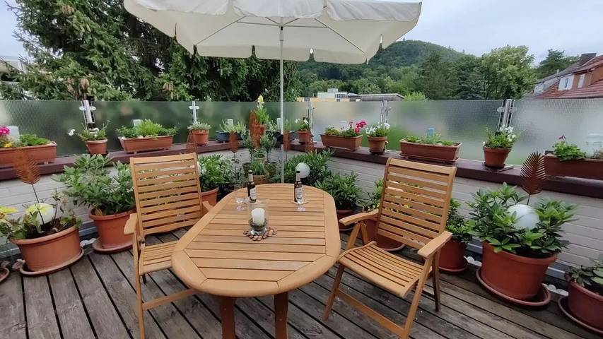 Ferienwohnung für 3 Personen, mit Terrasse
