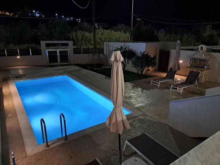 Ferienhaus für 6 Personen, mit Ausblick und Pool sowie Garten in Afantou - 4