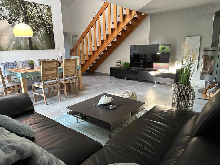 Ferienwohnung für 4 Personen, mit Terrasse und Garten sowie Sauna und Ausblick in Lichtenberg (Oberfranken) - 3