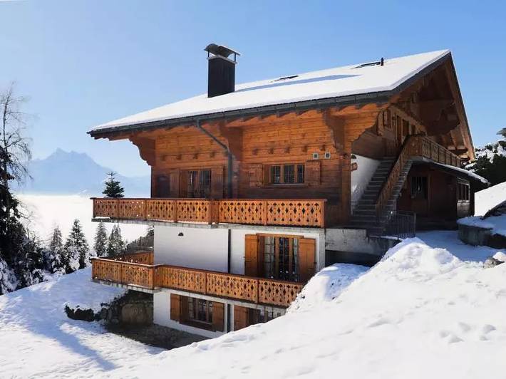 Hütte für 8 Personen, mit Balkon in Villars-sur-Ollon