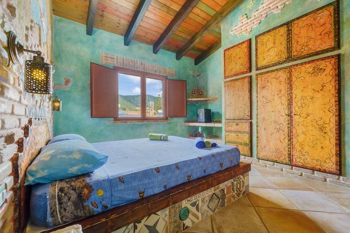 Room 'Battlò' with Mountain View, Shared Terrace and Wi-Fi in Teulada, Cagliari Province