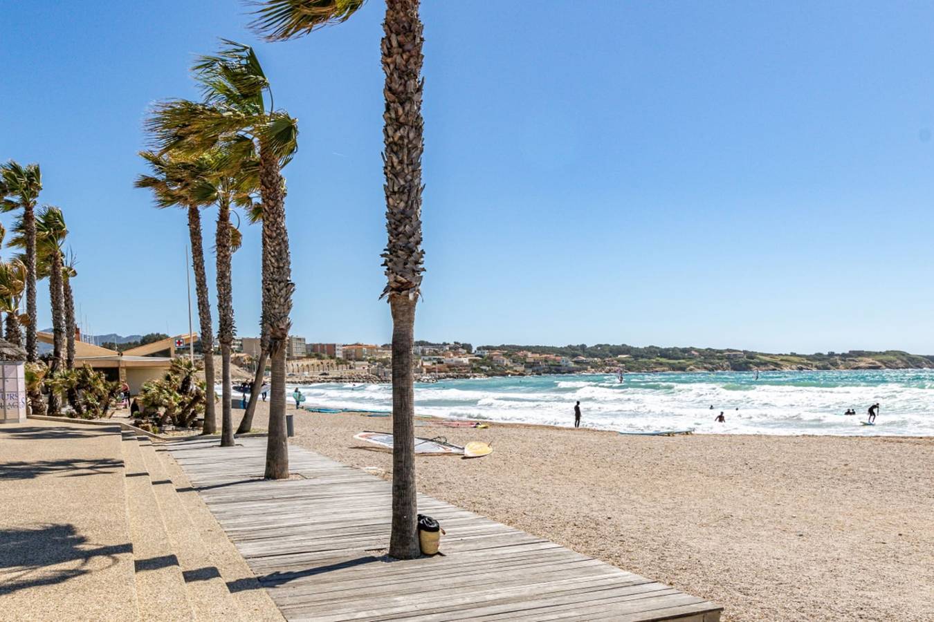 Ganze Wohnung, Ferienwohnung für 4 Personen mit Balkon in La Coudoulière, Six-Fours les Plages
