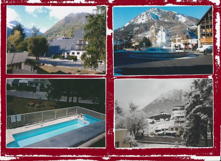 Appartement de vacances pour 4 personnes, avec terrasse ainsi que piscine et sauna