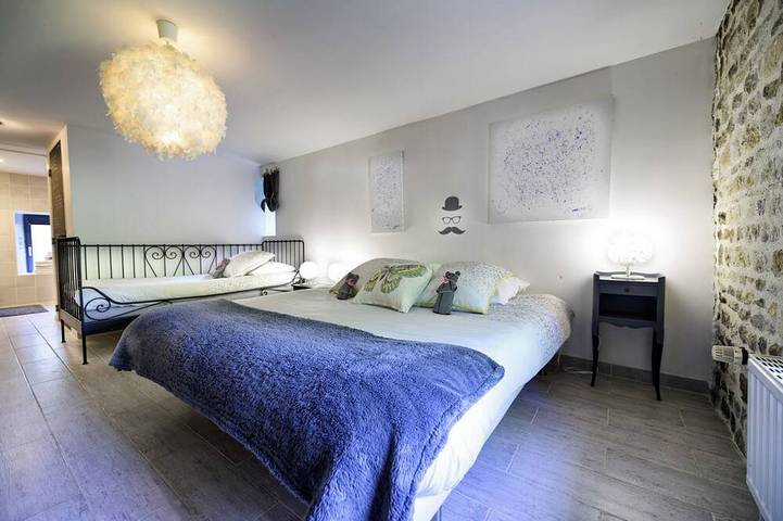 Gîte pour 14 personnes, avec jardin et jacuzzi à Nonant - 4