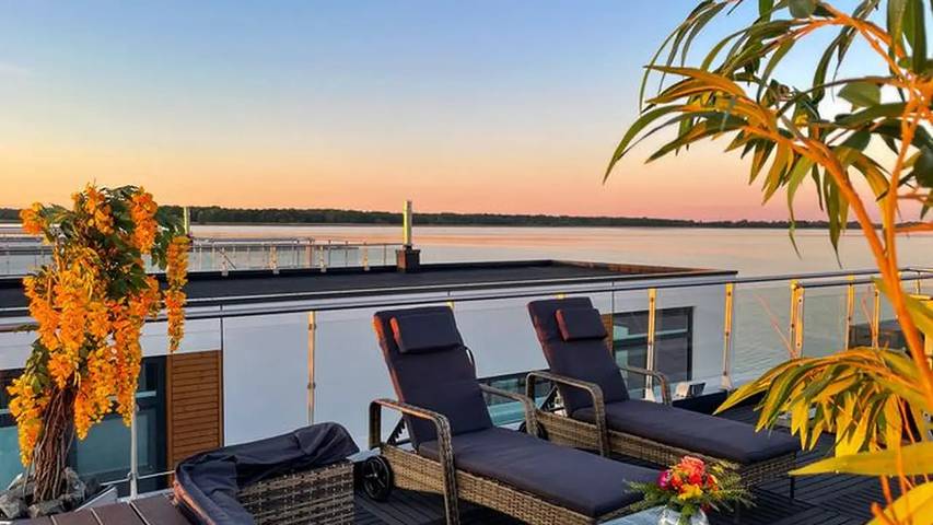 Boot für 6 Personen, mit Terrasse und Sauna in Ribnitz-Damgarten - 3