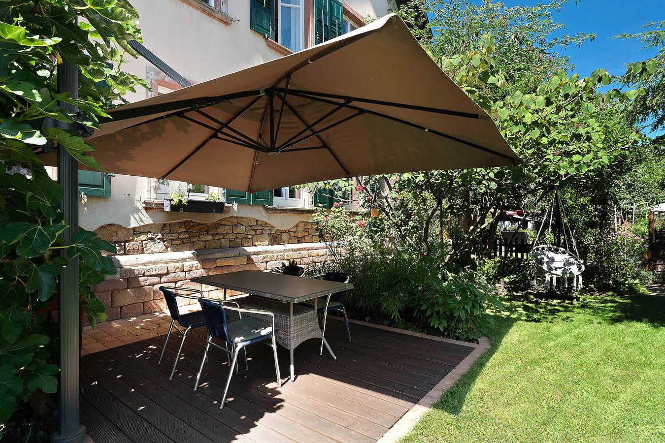 'Einzelzimmer Ahorn, Natur, Wellness' mit Privatterrasse, privatem Garten und Wlan in Ottersweier, Mittlerer Schwarzwald