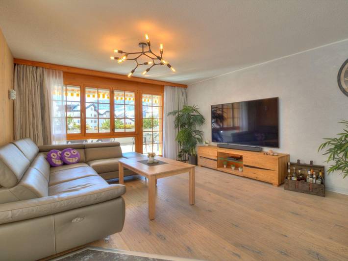 Ferienwohnung für 6 Personen, mit Balkon in Leukerbad