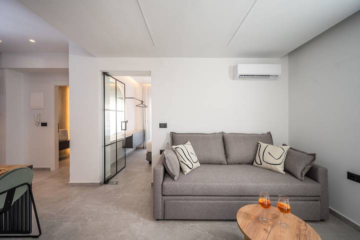 Appartement entier, Appartement de vacances pour 3 personnes avec balcon in Région d'Iraklio-Héraklion
