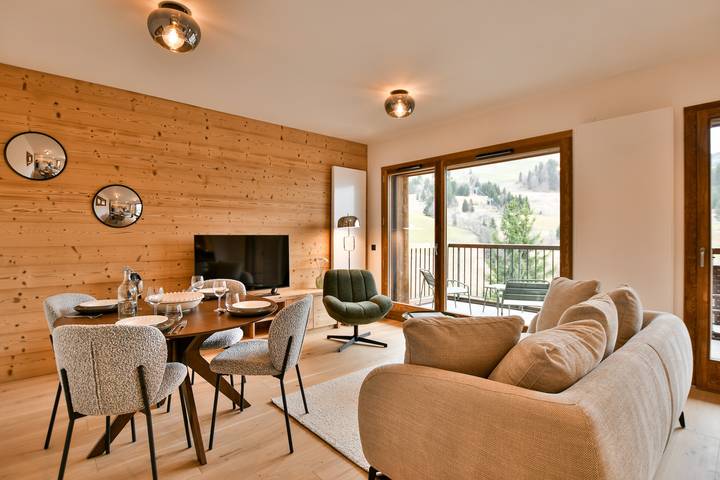 Location de vacances pour 2 personnes, avec balcon à Le Grand-Bornand