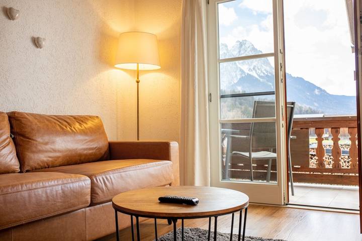 Ferienwohnung für 4 Personen, mit Balkon und Ausblick in Garmisch-Partenkirchen
