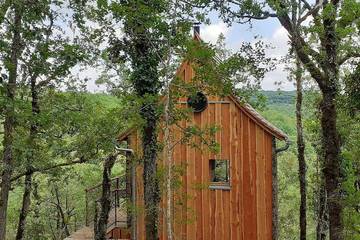 Location de vacances pour 2 personnes, avec piscine ainsi que jardin et balcon à Salvagnac-Cajarc