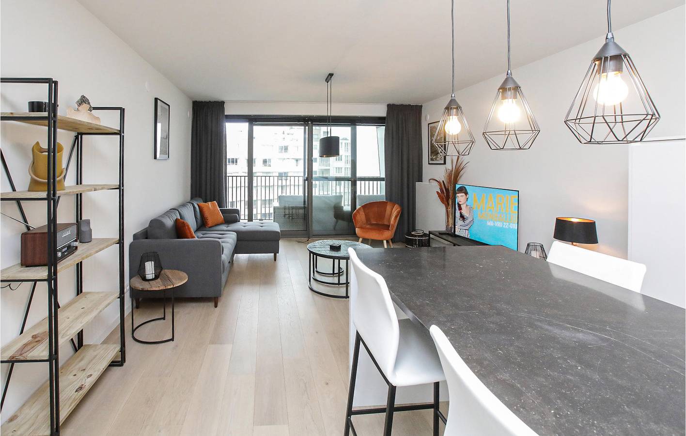 Appartement de vacances entier, Appartement de vacances pour 4 personnes avec terrasse in Ville d'Ostende, Oostende