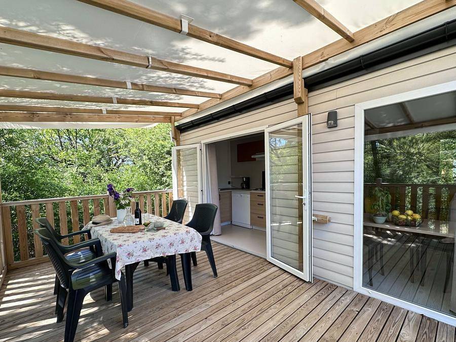 Camping Les Cigales - Mobilheim 4 personen - Grand Confort-Reihe in Saint-Genis, Gap und Umgebung