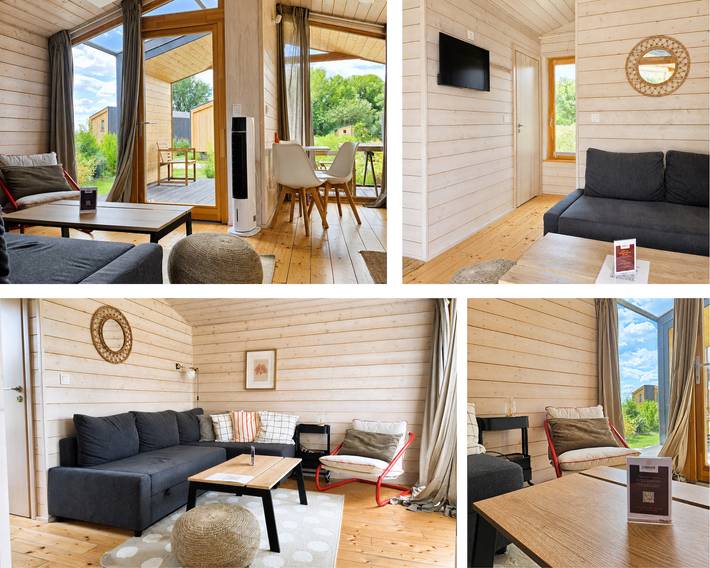 (308) Modernes Tiny House mit Naturblick in Bleckede, Mecklenburgisches Elbetal