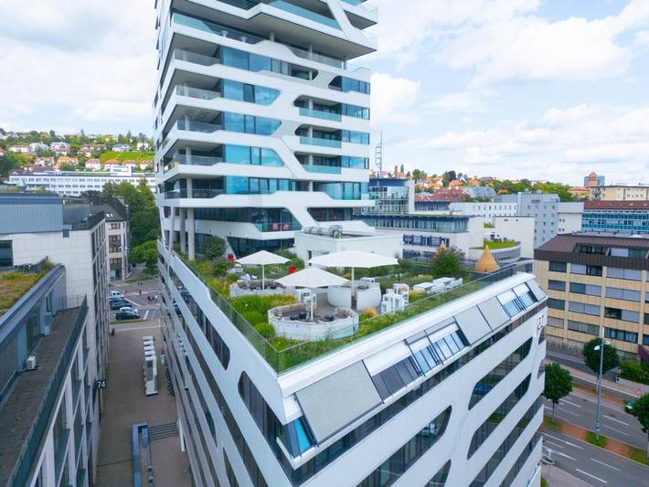 Hotel für 3 Personen, mit Terrasse und Sauna in Stuttgart-Mitte