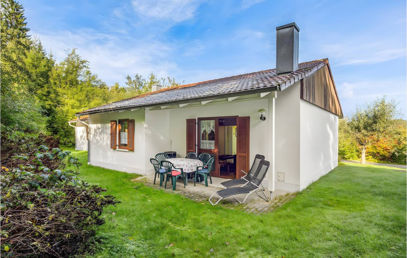 Ferienhaus 25 mit Gemeinschaftsterrasse, privatem Garten und Wlan in Falkenstein ( Cham), Ostbayern