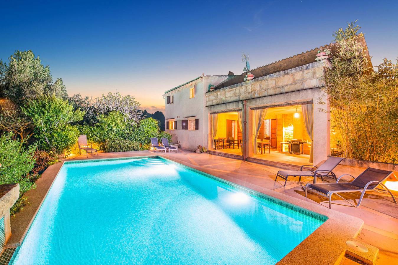Son Gorrió - Villa con piscina privada en Sant Llorenç des Cardassar. Wifi Gratis in San Lorenzo de Cardessar, Mallorca Este