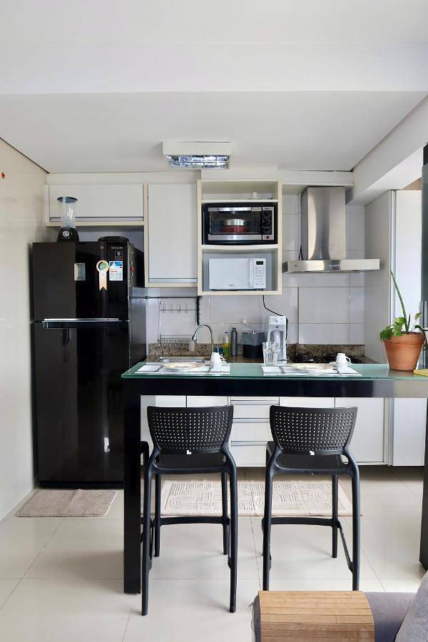 Casas e apartamentos de temporada para 7 pessoas, com piscina e vista para o lago e ainda vista, adaptado a crianças em Tocantins