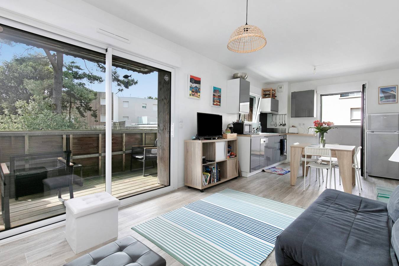 Geheel appartement, Appartement 'Ma Mika - Appartement Proche Mer' met Balkon en Wifi in Saint-Nazaire, Côte de Jade