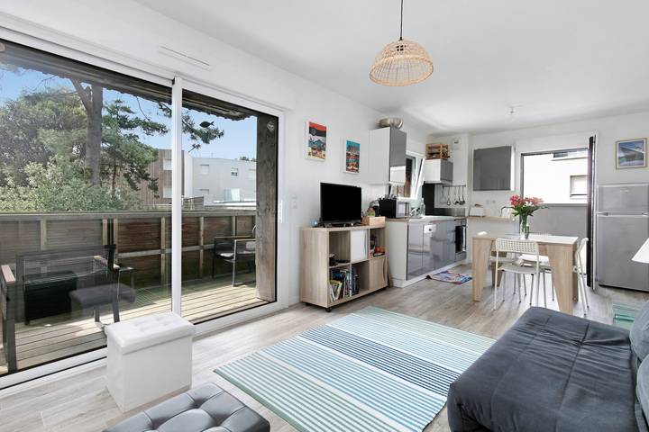 Ganze Wohnung, Ferienwohnung 'Ma Mika - Appartement Proche Mer' mit Balkon und Wi-Fi in Saint-Nazaire, Côte d'Amour