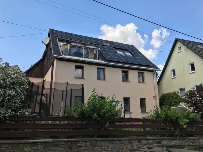 Ferienwohnung für 4 Personen, mit Balkon und Terrasse sowie Garten in Schwarzenberg (Erzgebirge)
