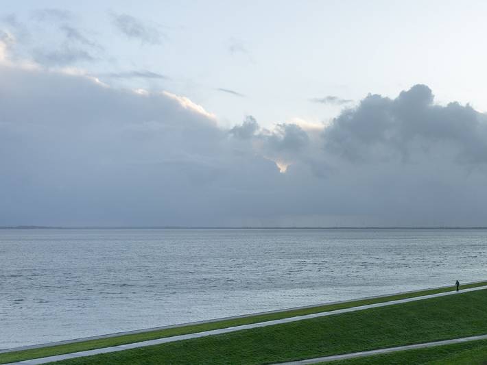 Ferienwohnung für 3 Personen, mit Ausblick und Balkon, kinderfreundlich am Jadebusen - 4