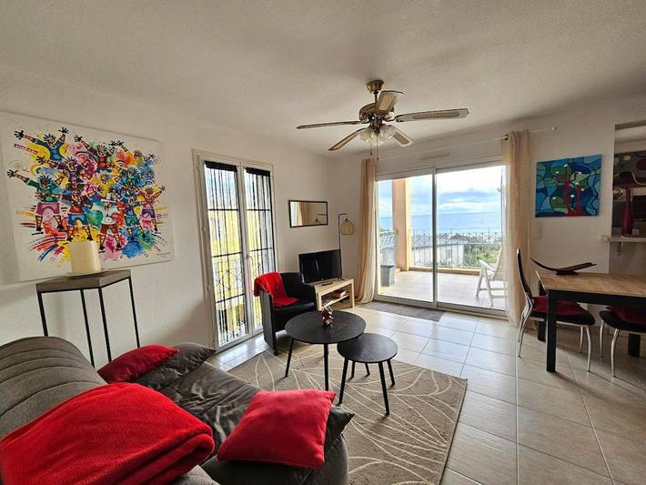 Appartement de vacances pour 4 personnes, avec vue et terrasse, animaux acceptés