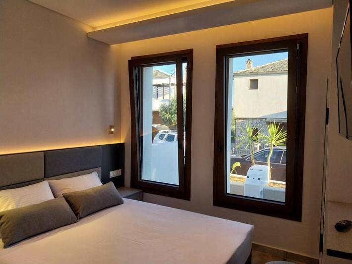 Villa für 4 Personen, mit Ausblick und Pool sowie Balkon auf Thassos - 4