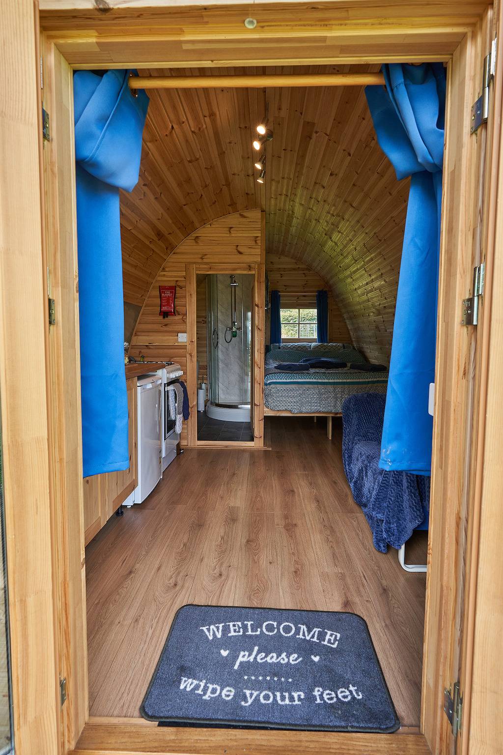 Woodpecker Pod with views in Ceredigion