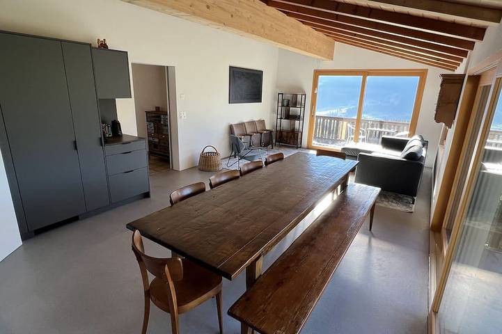 Chalet mit herrlichem Blick, 6 Personen, mit Sauna! in Laax Dorf, Laax
