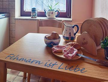 Ferienwohnung für 4 Personen, mit Balkon, mit Haustier in Burgstaaken