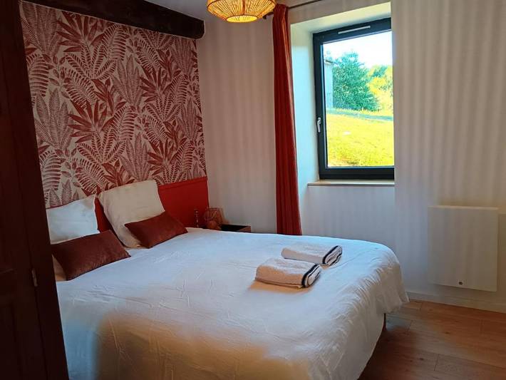 Appartement de vacances pour 4 personnes, avec Terrasse ainsi que Jardin et Vue