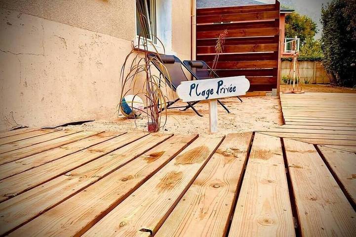 Location de vacances pour 4 personnes, avec Balcon et Jardin à Portbail