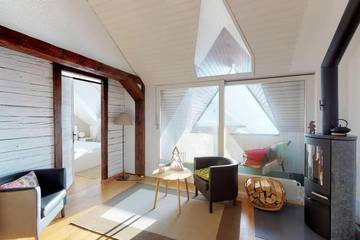 Gîte pour 4 personnes, avec jardin et vue dans Charmey