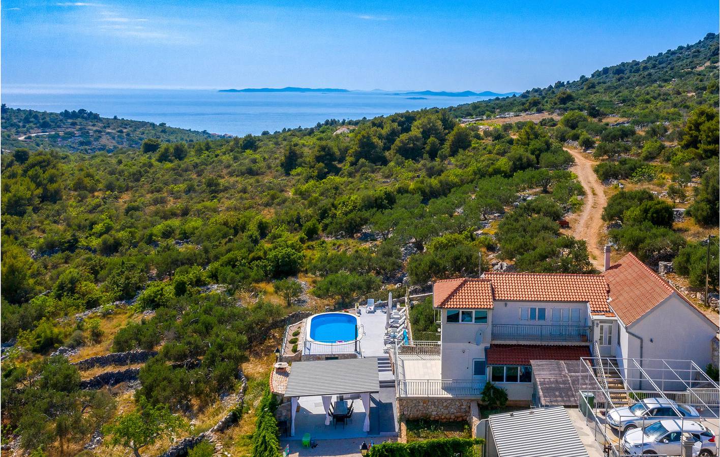 Ferienhaus für 8 Personen mit Terrasse in Primosten, Šibenik-Knin