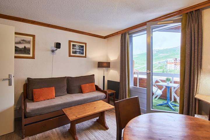 Apartamento entero, Apartamento 'Appartement Alpe D' Huez' con vistas a la montaña, balcón y Wi-Fi in Huez, Parque Nacional de los Ecrins