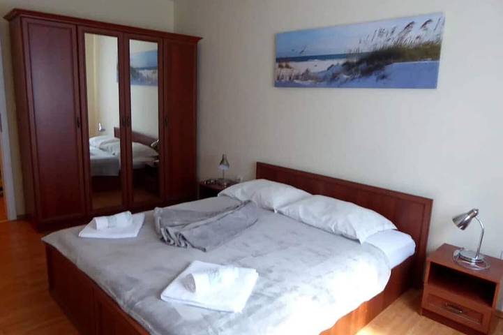 Ganze Wohnung, 4****Apartman \"Ana\" Nr.1 - Strand/Bucht, fantastische Aussicht auf Meer & Inseln in Senj, Kvarner Festland