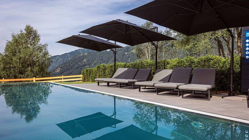 Ferienwohnung für 6 Personen, mit Pool und Balkon/Terrasse sowie Sauna und Terrasse, mit Haustier - 1