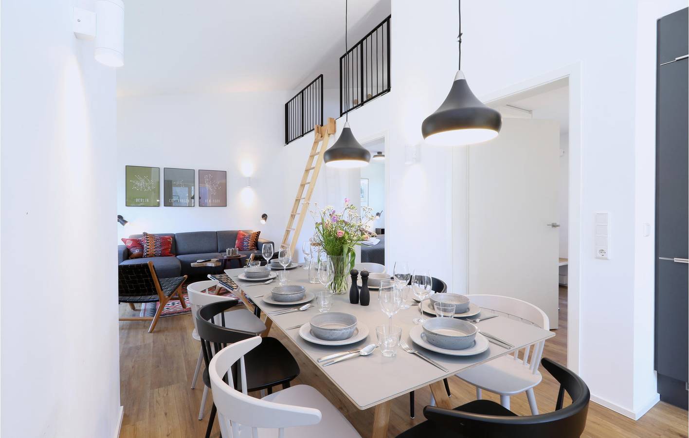 Ruim appartement met parkeerplaats, terras en internet - dichtbij restaurants en rivieren in Marissa Ferienpark, Lembruch
