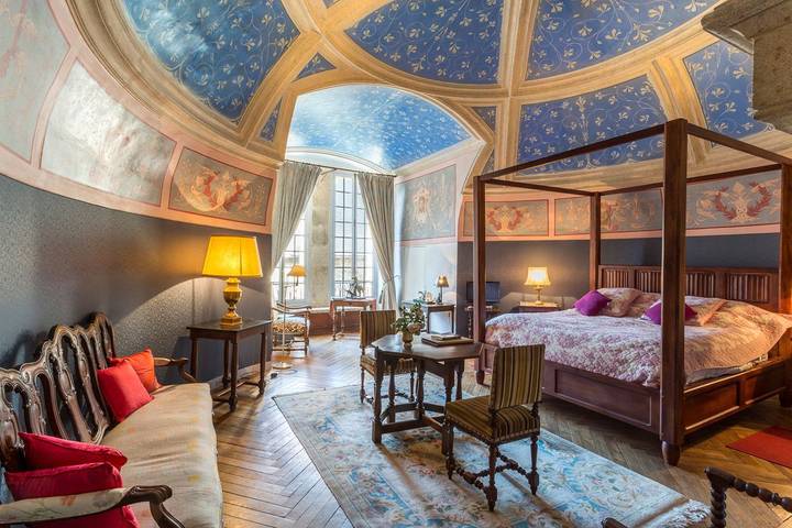 Château pour 10 personnes, avec terrasse ainsi que piscine et jardin dans les Pays de la Loire - 4