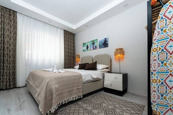 Ganze Wohnung, Charming, 2-bedroom apartment with Ac Wifi in amazing Antalya in Antalya, Provinz Antalya