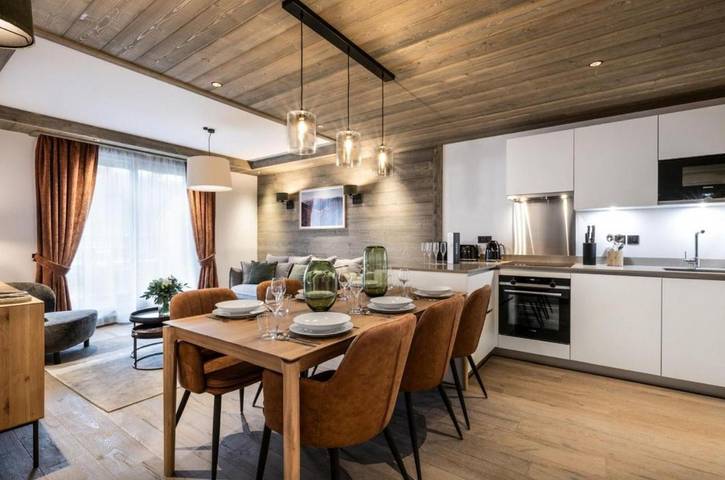 Gîte pour 6 personnes, avec Balcon dans Office de Tourisme de Megeve - 2