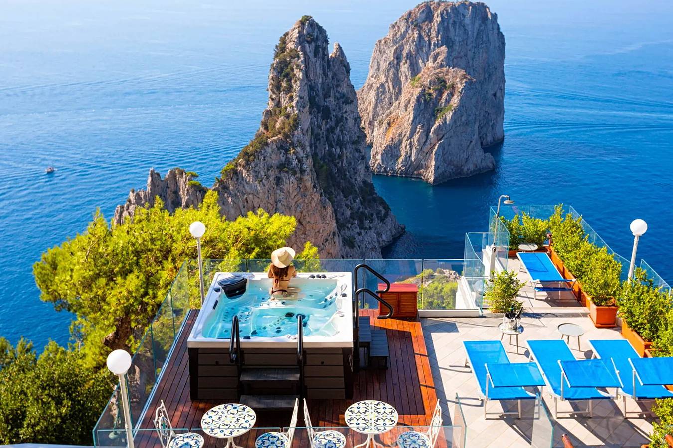 Villa für 6 Personen mit Terrasse in Capri, Neapel Provinz